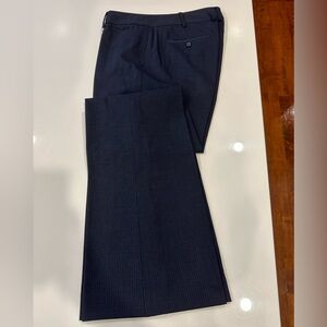 Club Monaco navy pinstriped trouser